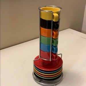 World Market Espresso Cups and Saucers